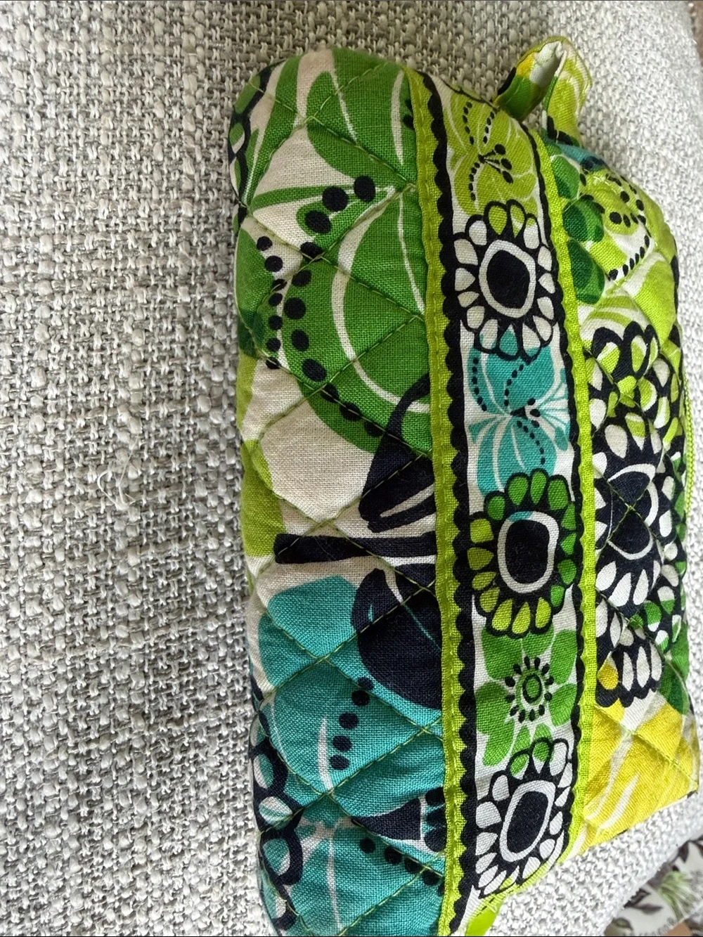 Vera Bradley quilted cosmetic